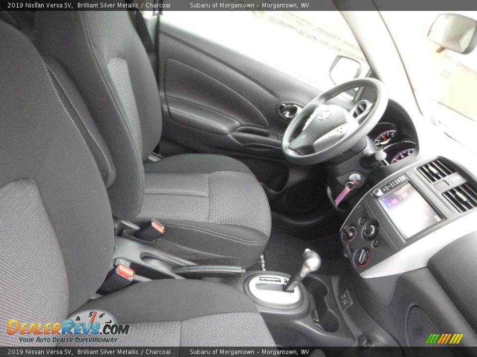 2019 Nissan Versa SV Brilliant Silver Metallic / Charcoal Photo #10