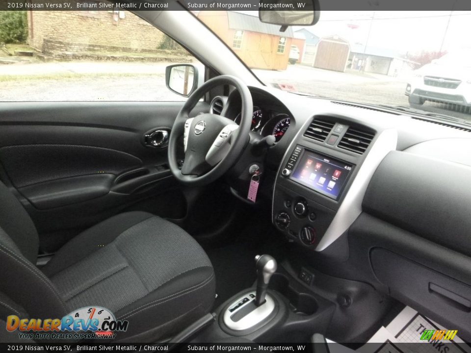 2019 Nissan Versa SV Brilliant Silver Metallic / Charcoal Photo #11