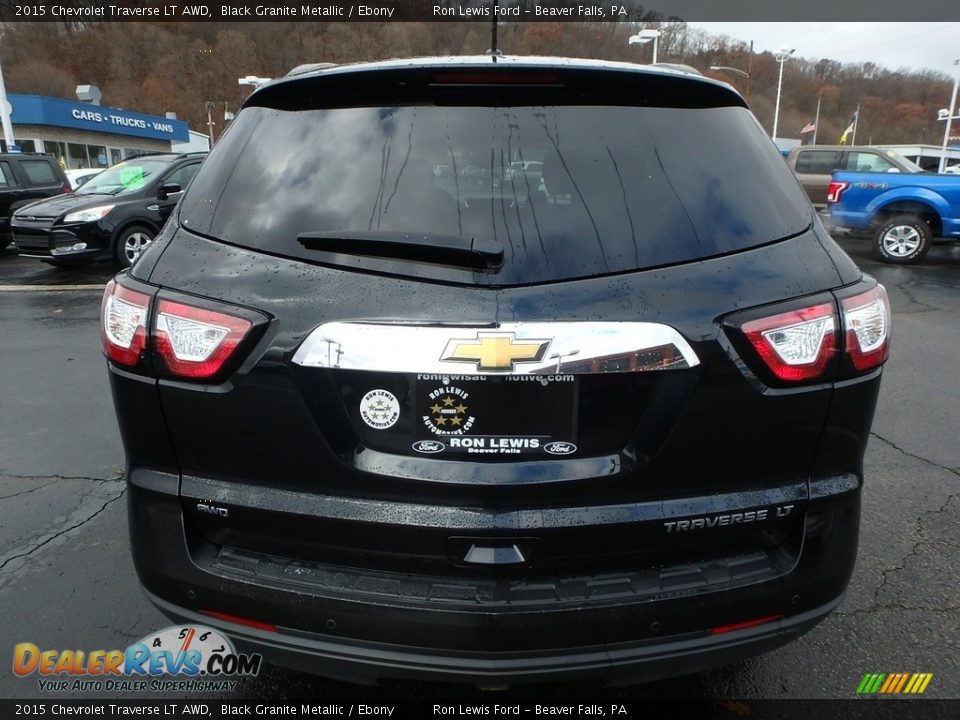 2015 Chevrolet Traverse LT AWD Black Granite Metallic / Ebony Photo #3