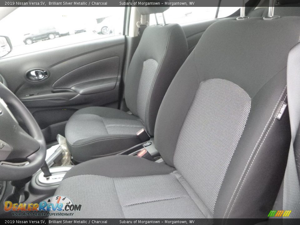 2019 Nissan Versa SV Brilliant Silver Metallic / Charcoal Photo #14