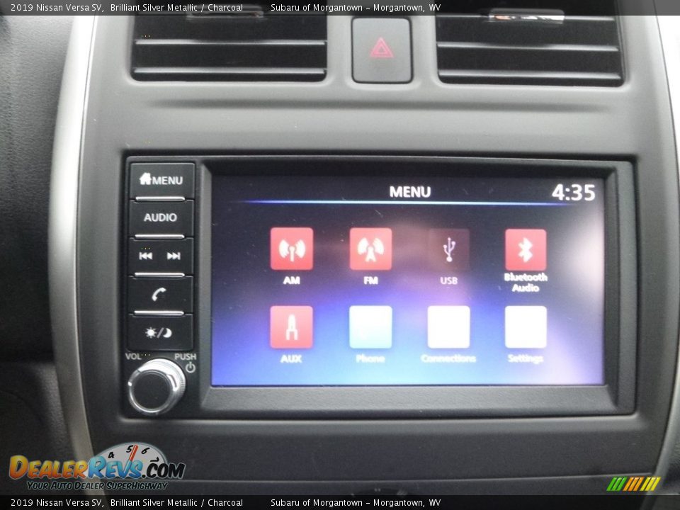 2019 Nissan Versa SV Brilliant Silver Metallic / Charcoal Photo #16