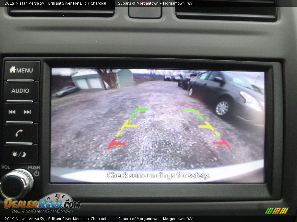 2019 Nissan Versa SV Brilliant Silver Metallic / Charcoal Photo #17