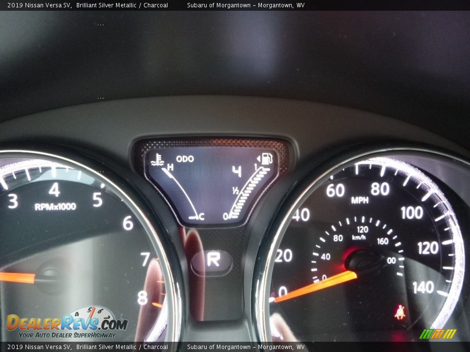 2019 Nissan Versa SV Brilliant Silver Metallic / Charcoal Photo #20