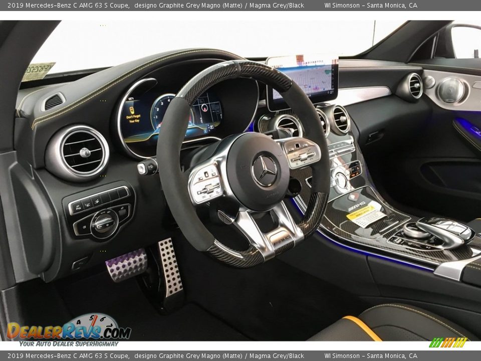 Dashboard of 2019 Mercedes-Benz C AMG 63 S Coupe Photo #4