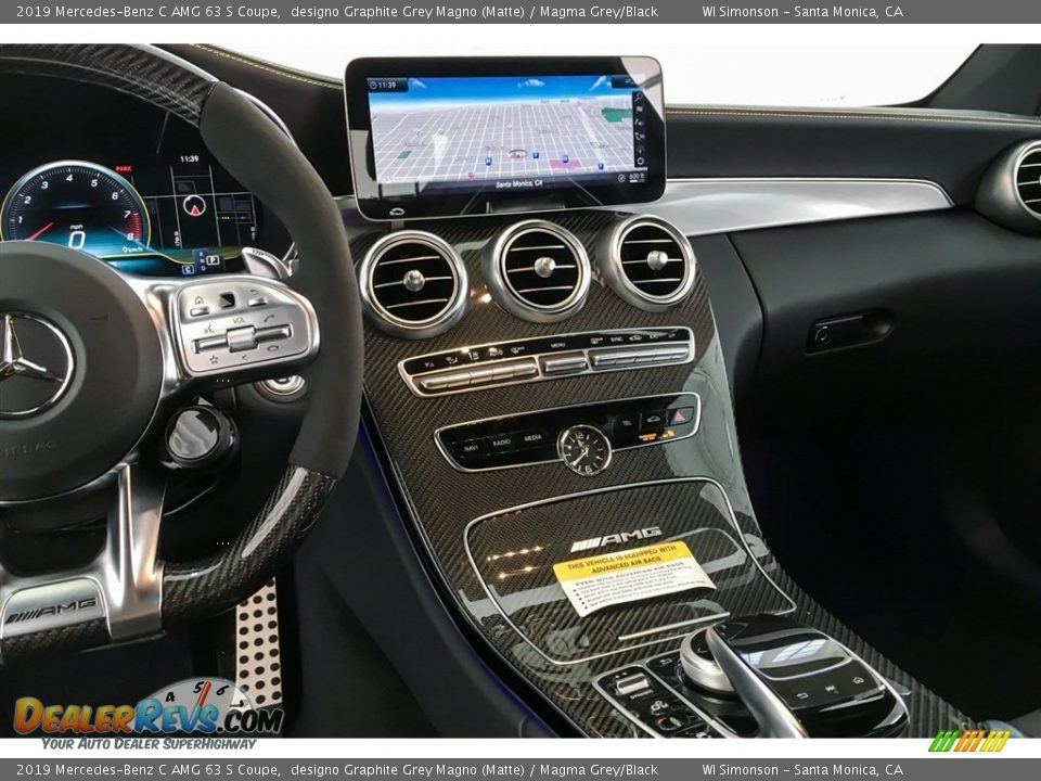 Controls of 2019 Mercedes-Benz C AMG 63 S Coupe Photo #6