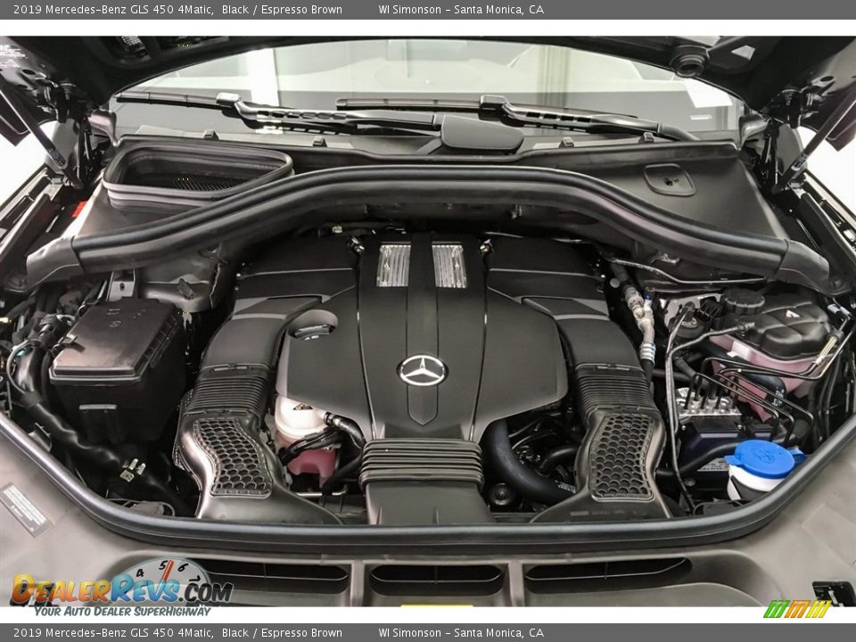 2019 Mercedes-Benz GLS 450 4Matic Black / Espresso Brown Photo #8