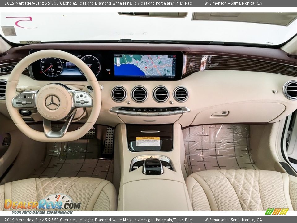 Dashboard of 2019 Mercedes-Benz S S 560 Cabriolet Photo #4