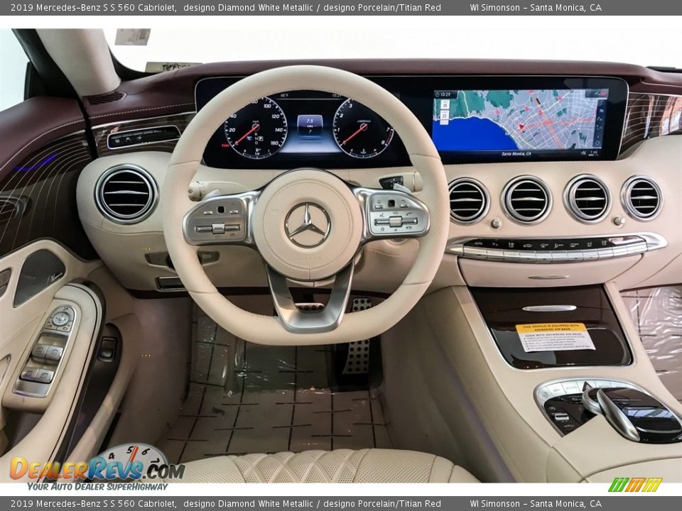 Dashboard of 2019 Mercedes-Benz S S 560 Cabriolet Photo #5