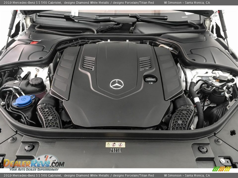 2019 Mercedes-Benz S S 560 Cabriolet 4.0 Liter biturbo DOHC 32-Valve VVT V8 Engine Photo #9