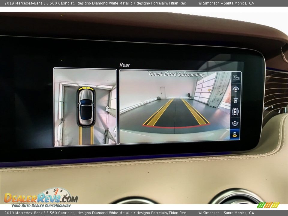 2019 Mercedes-Benz S S 560 Cabriolet designo Diamond White Metallic / designo Porcelain/Titian Red Photo #22