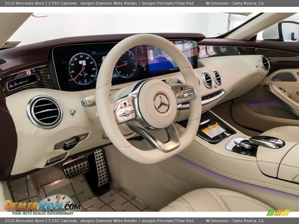 Dashboard of 2019 Mercedes-Benz S S 560 Cabriolet Photo #23