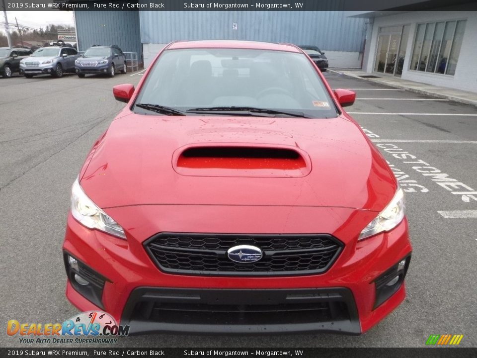 2019 Subaru WRX Premium Pure Red / Carbon Black Photo #9