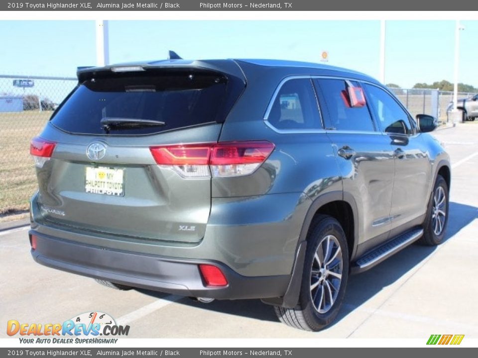 2019 Toyota Highlander XLE Alumina Jade Metallic / Black Photo #8