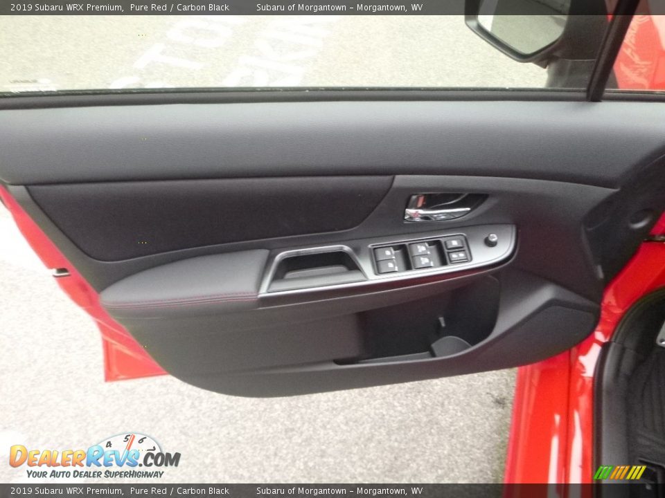2019 Subaru WRX Premium Pure Red / Carbon Black Photo #14