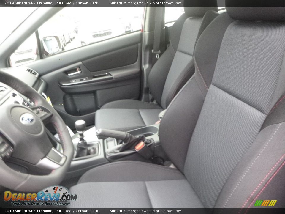 2019 Subaru WRX Premium Pure Red / Carbon Black Photo #15