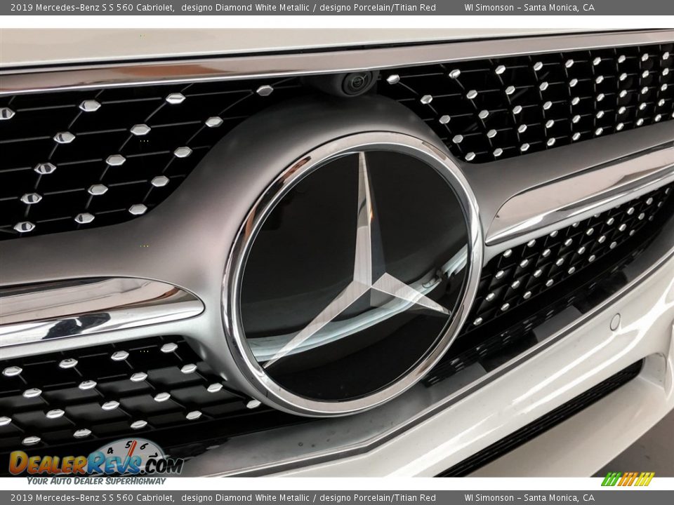2019 Mercedes-Benz S S 560 Cabriolet designo Diamond White Metallic / designo Porcelain/Titian Red Photo #33