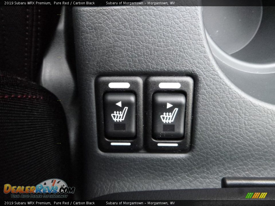 2019 Subaru WRX Premium Pure Red / Carbon Black Photo #18