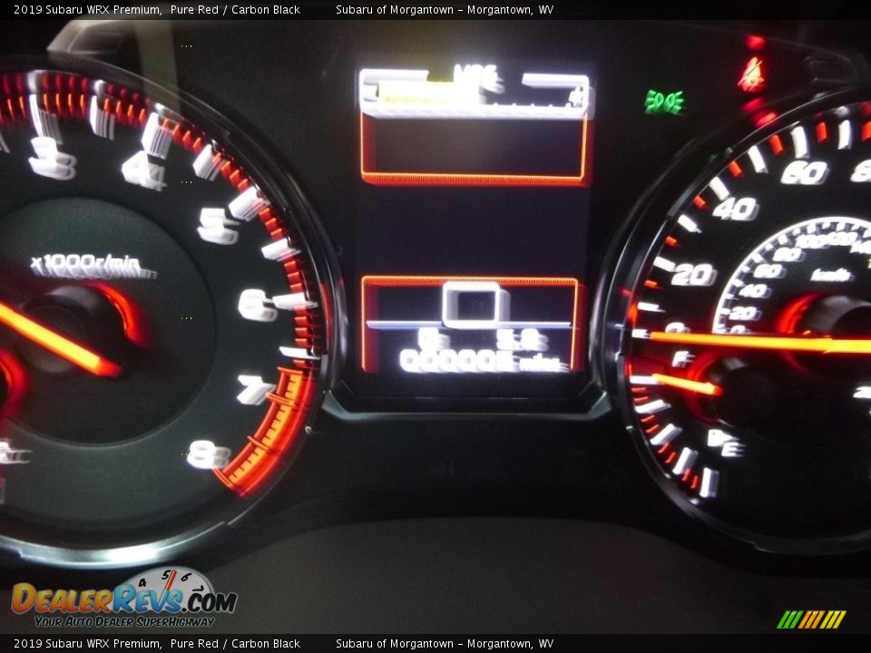 2019 Subaru WRX Premium Pure Red / Carbon Black Photo #20
