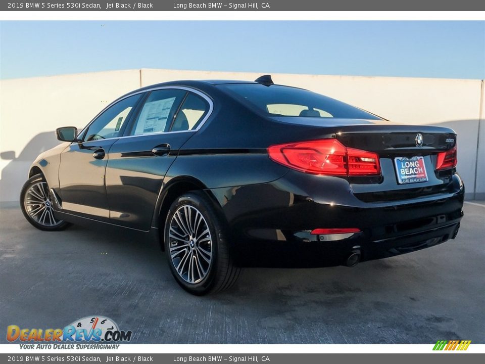 2019 BMW 5 Series 530i Sedan Jet Black / Black Photo #2