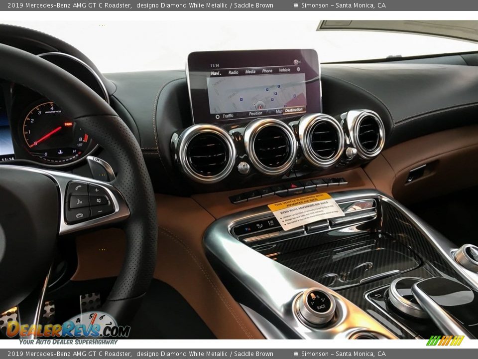 Controls of 2019 Mercedes-Benz AMG GT C Roadster Photo #5