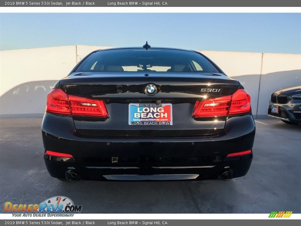 2019 BMW 5 Series 530i Sedan Jet Black / Black Photo #3