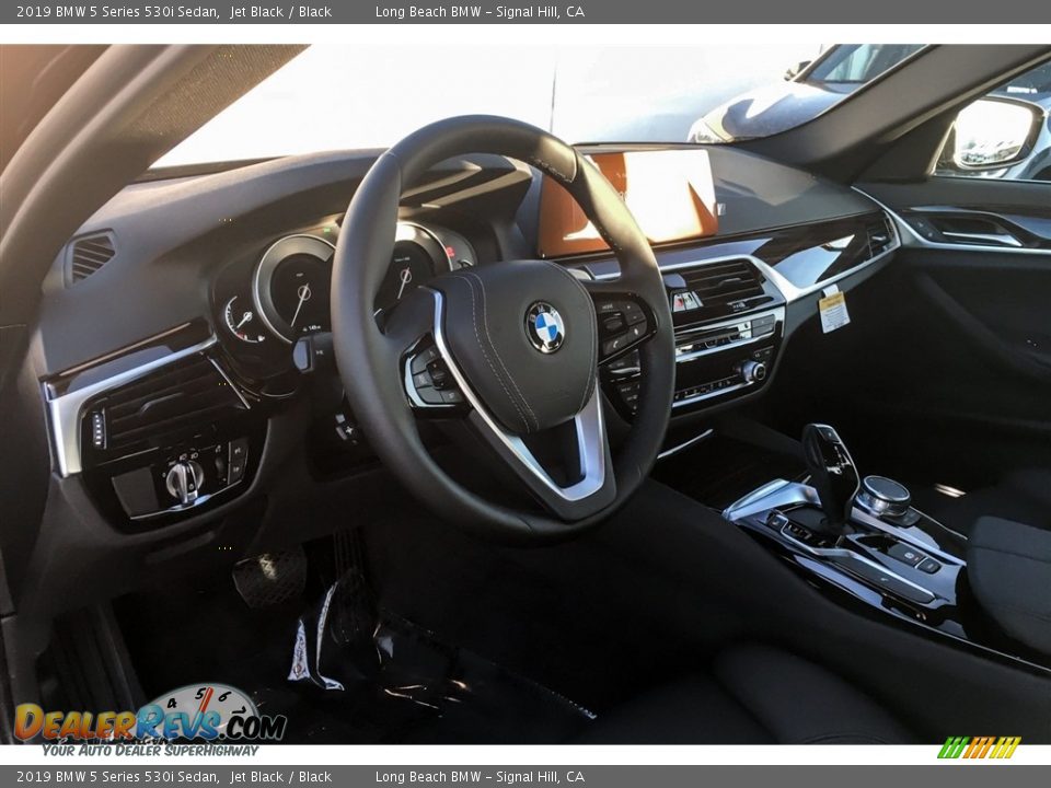 2019 BMW 5 Series 530i Sedan Jet Black / Black Photo #4