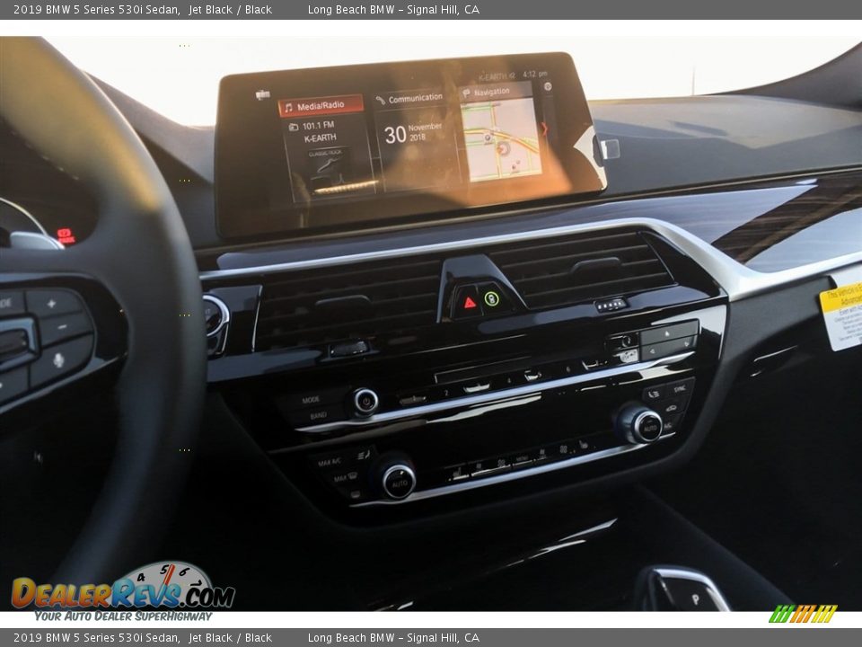 2019 BMW 5 Series 530i Sedan Jet Black / Black Photo #6