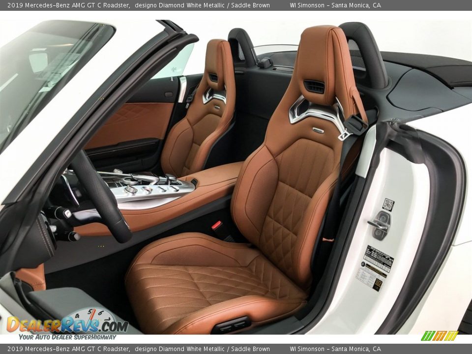 Front Seat of 2019 Mercedes-Benz AMG GT C Roadster Photo #13