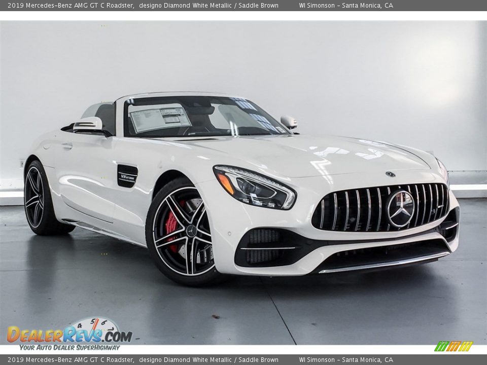 Front 3/4 View of 2019 Mercedes-Benz AMG GT C Roadster Photo #14