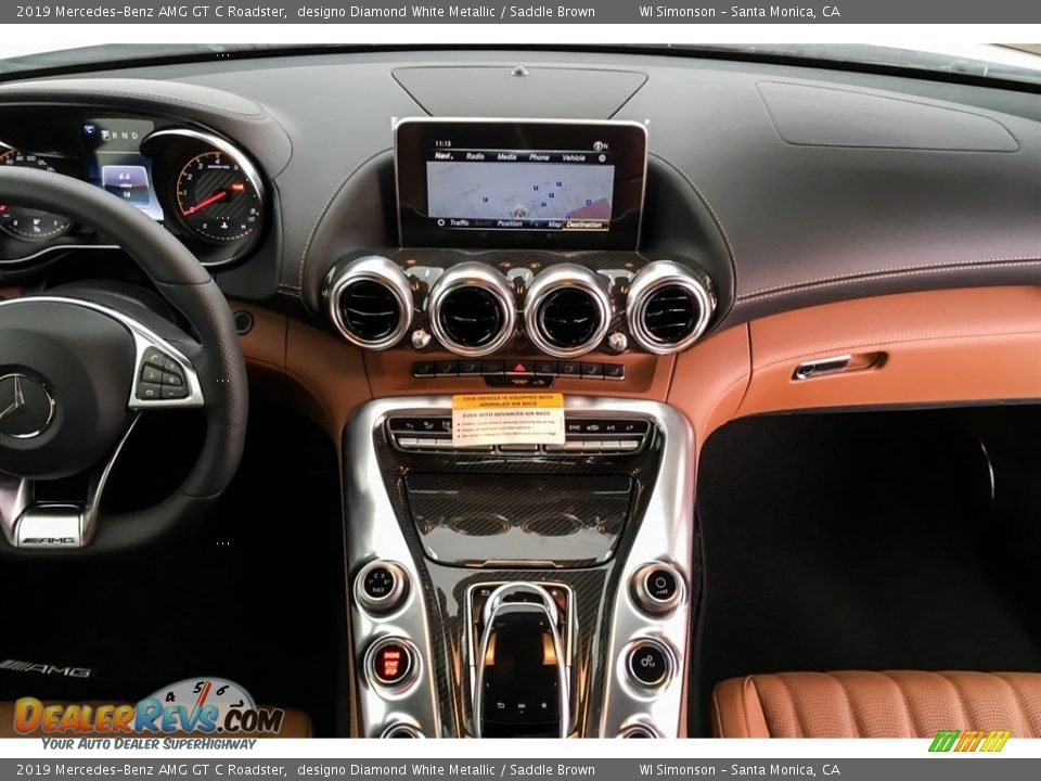 Dashboard of 2019 Mercedes-Benz AMG GT C Roadster Photo #15