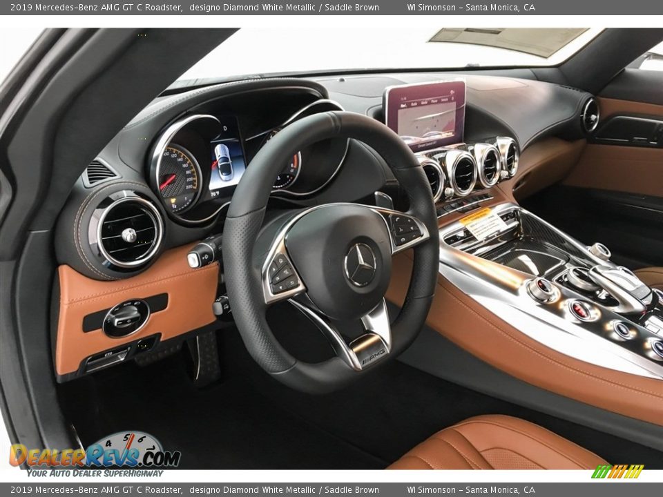 Dashboard of 2019 Mercedes-Benz AMG GT C Roadster Photo #21
