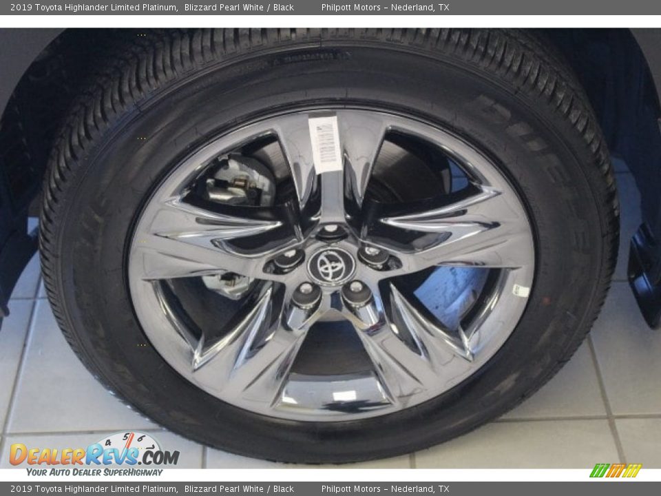 2019 Toyota Highlander Limited Platinum Blizzard Pearl White / Black Photo #5