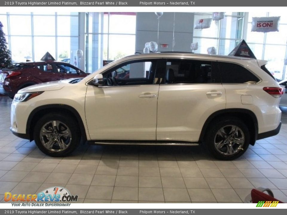 2019 Toyota Highlander Limited Platinum Blizzard Pearl White / Black Photo #6