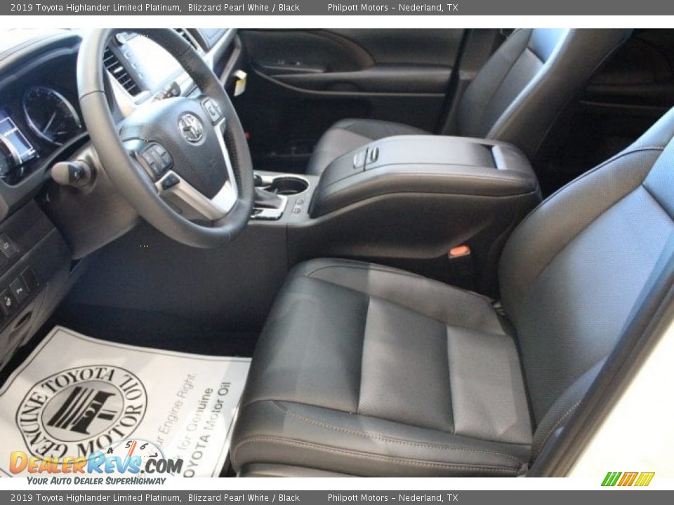 2019 Toyota Highlander Limited Platinum Blizzard Pearl White / Black Photo #10