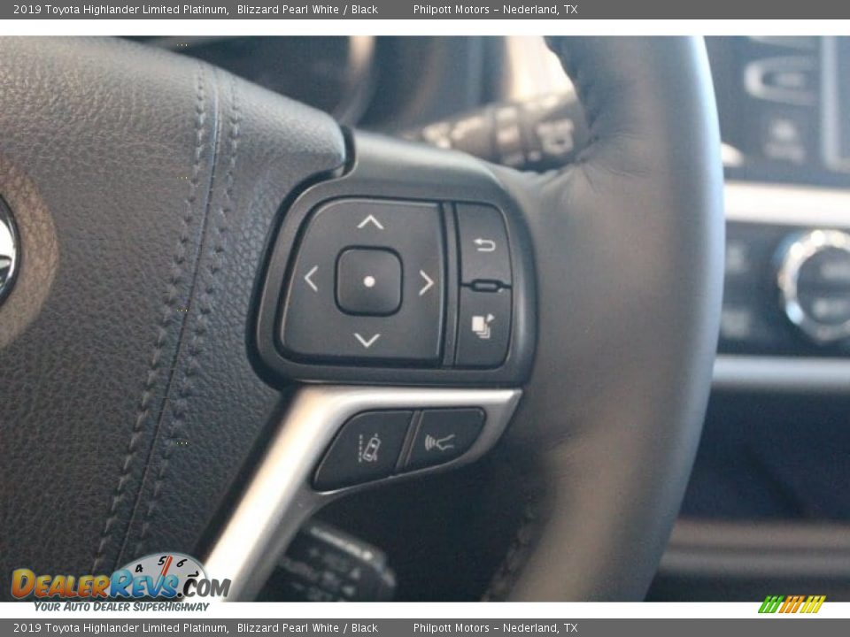 2019 Toyota Highlander Limited Platinum Blizzard Pearl White / Black Photo #17