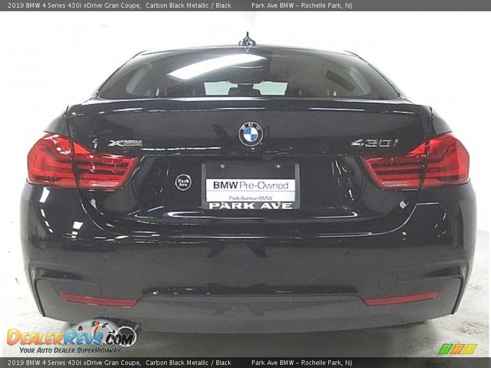 2019 BMW 4 Series 430i xDrive Gran Coupe Carbon Black Metallic / Black Photo #3