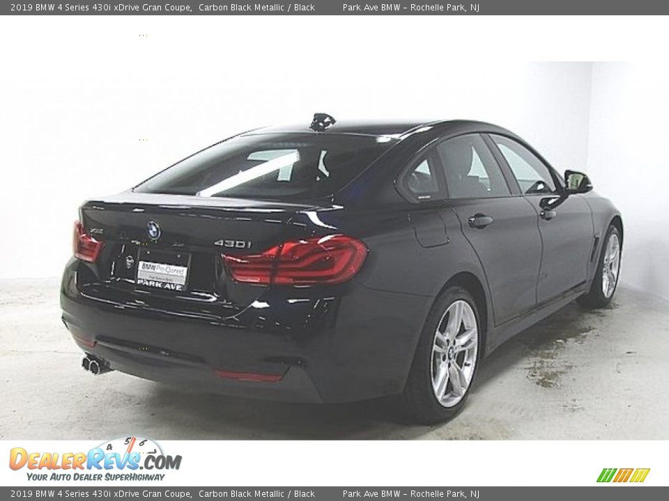 2019 BMW 4 Series 430i xDrive Gran Coupe Carbon Black Metallic / Black Photo #4