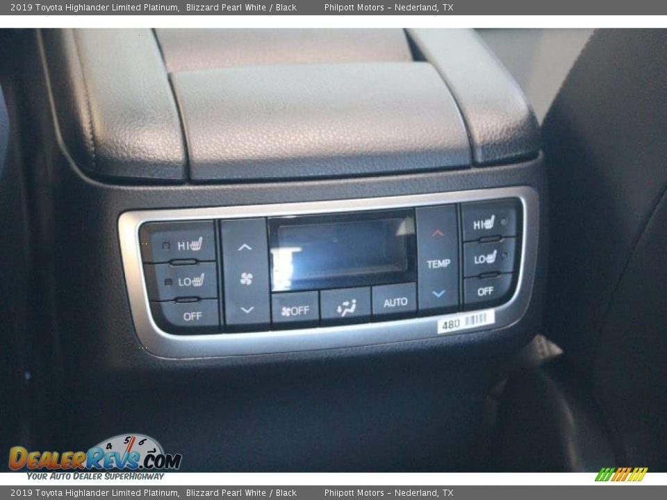 2019 Toyota Highlander Limited Platinum Blizzard Pearl White / Black Photo #22