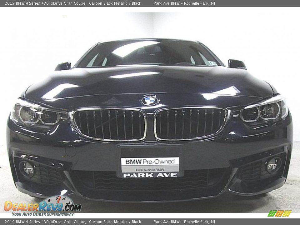 2019 BMW 4 Series 430i xDrive Gran Coupe Carbon Black Metallic / Black Photo #6