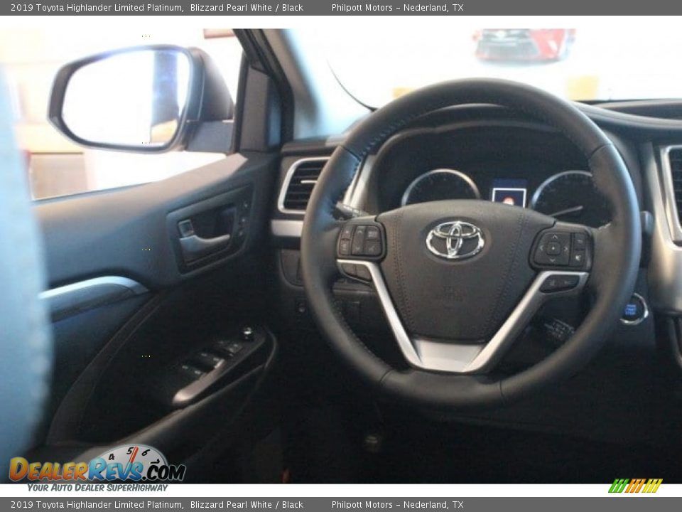 2019 Toyota Highlander Limited Platinum Blizzard Pearl White / Black Photo #24