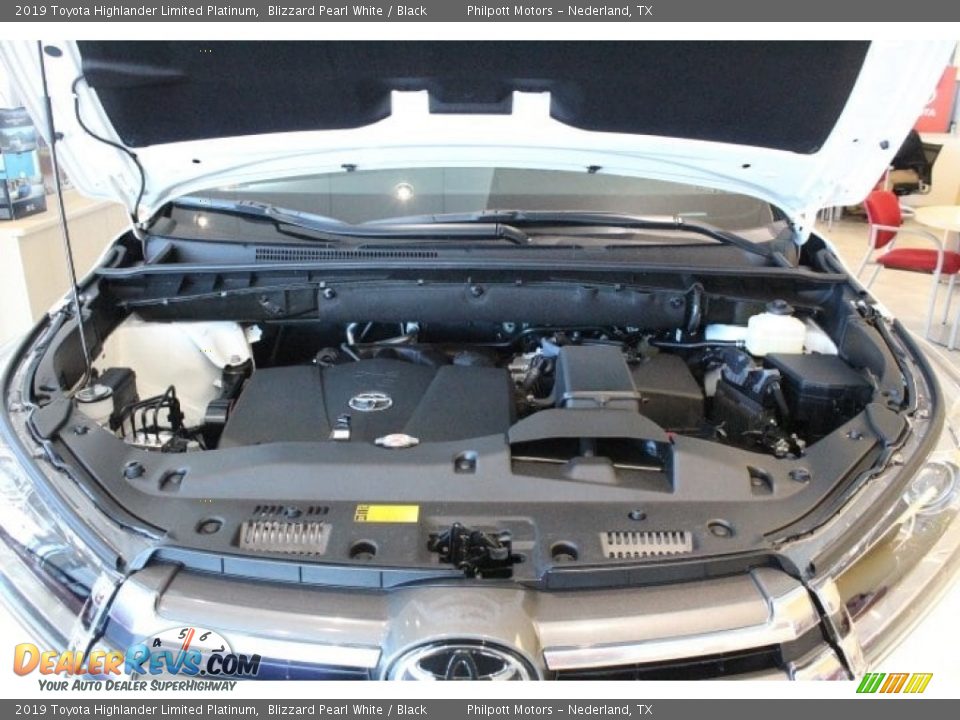 2019 Toyota Highlander Limited Platinum Blizzard Pearl White / Black Photo #27