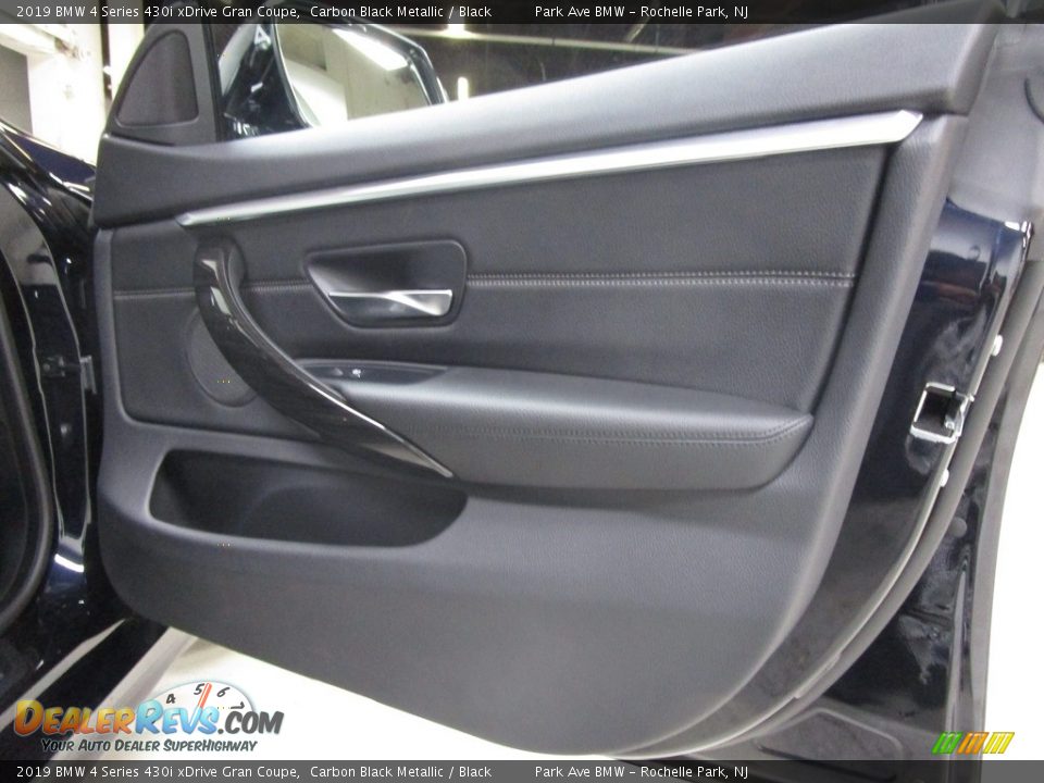 2019 BMW 4 Series 430i xDrive Gran Coupe Carbon Black Metallic / Black Photo #13