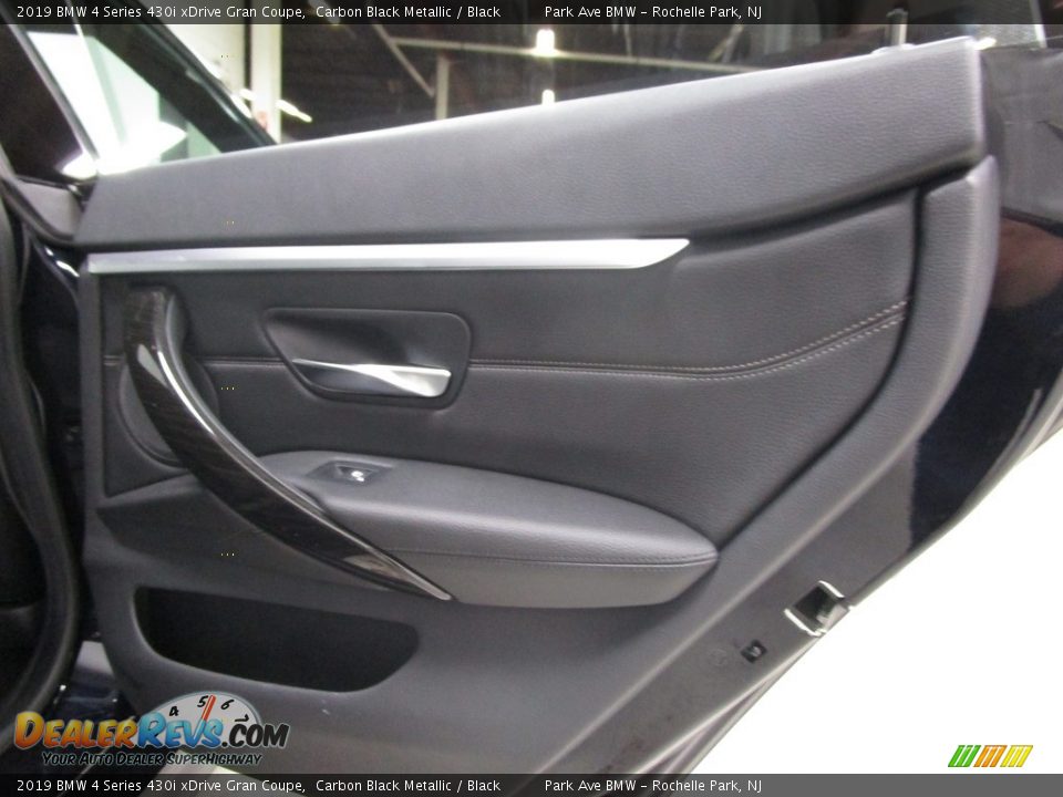2019 BMW 4 Series 430i xDrive Gran Coupe Carbon Black Metallic / Black Photo #16
