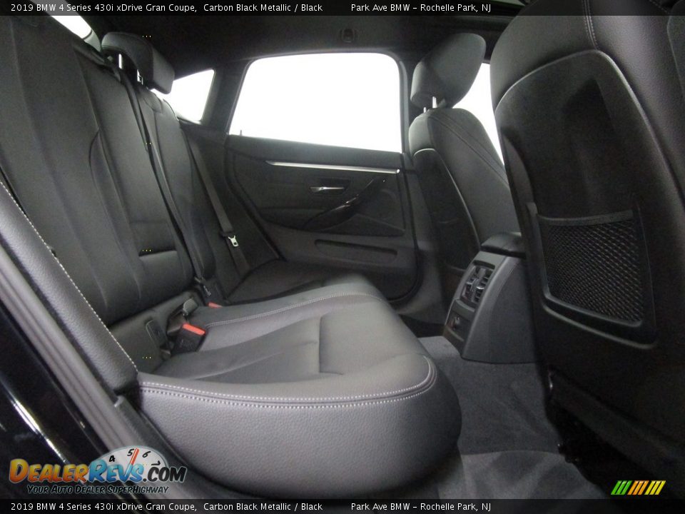 2019 BMW 4 Series 430i xDrive Gran Coupe Carbon Black Metallic / Black Photo #18