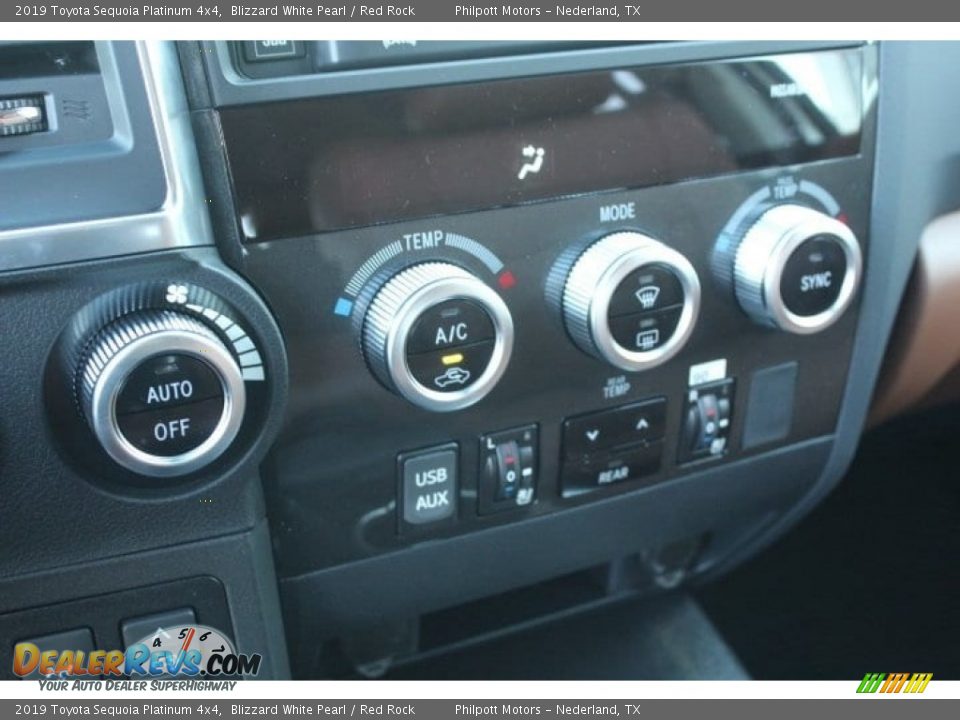 Controls of 2019 Toyota Sequoia Platinum 4x4 Photo #14