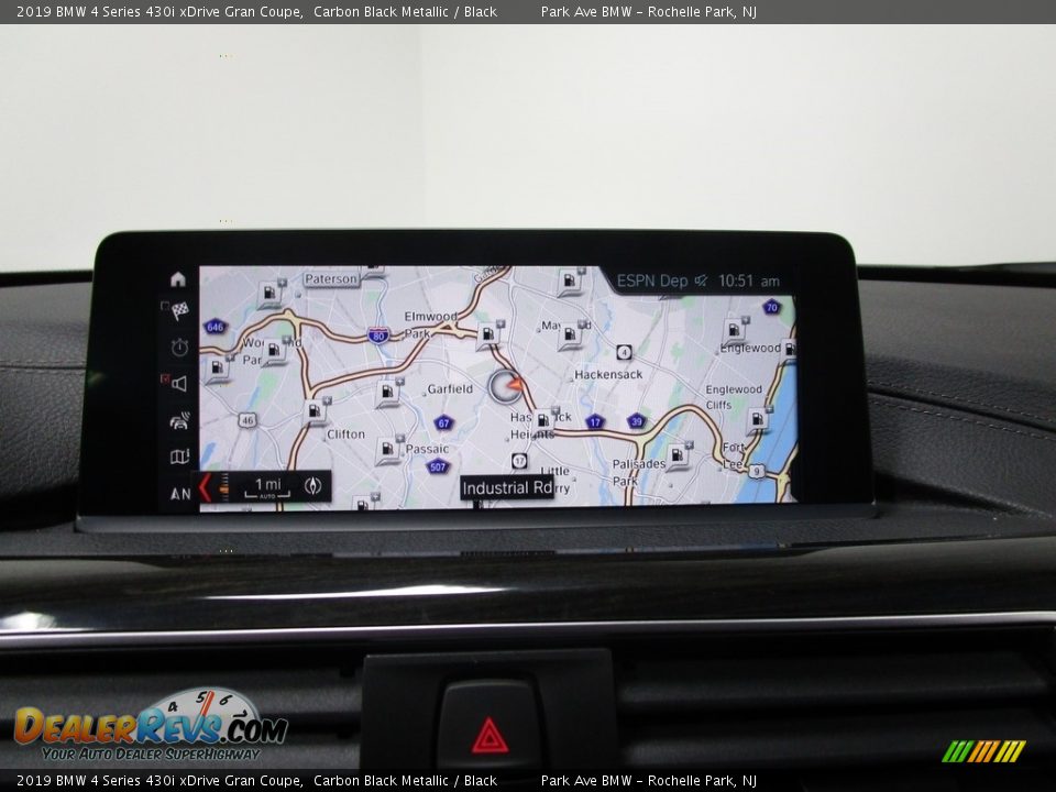 2019 BMW 4 Series 430i xDrive Gran Coupe Carbon Black Metallic / Black Photo #25