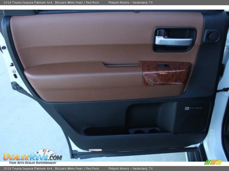 Door Panel of 2019 Toyota Sequoia Platinum 4x4 Photo #19