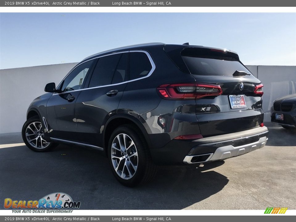2019 BMW X5 xDrive40i Arctic Grey Metallic / Black Photo #2