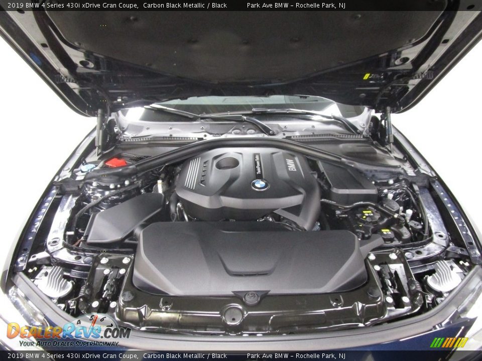2019 BMW 4 Series 430i xDrive Gran Coupe Carbon Black Metallic / Black Photo #29