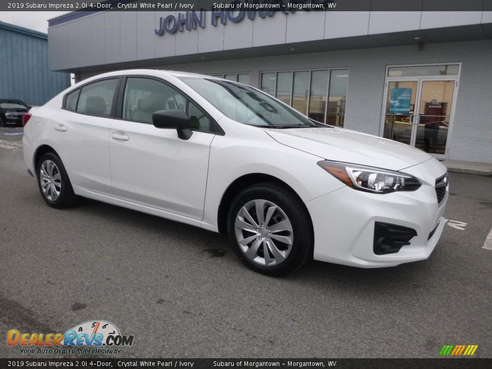2019 Subaru Impreza 2.0i 4-Door Crystal White Pearl / Ivory Photo #1
